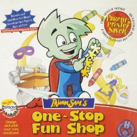 Обкладинка гри Pajama Sam's One-Stop Fun Shop