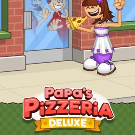 Обкладинка гри Papa's Pizzeria Deluxe