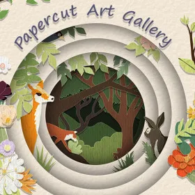 Обкладинка гри Papercut Art Gallery-Nature