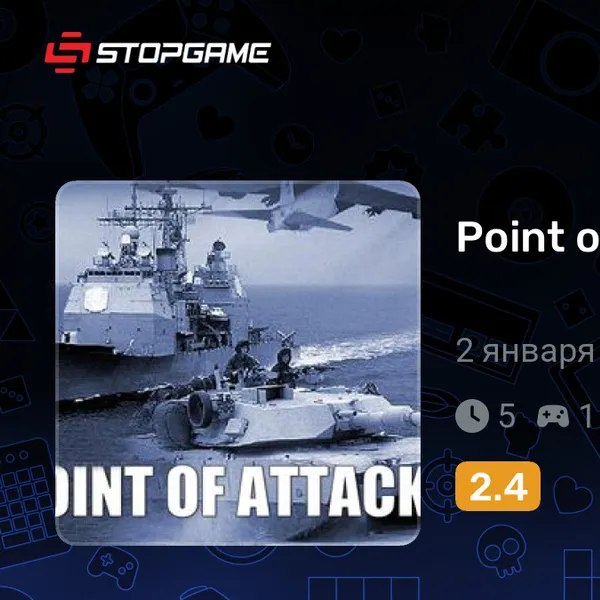 Обкладинка гри Point of Attack 2