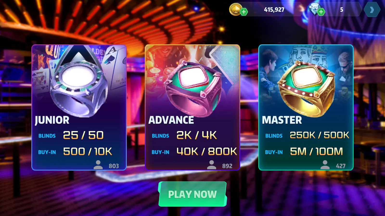 Poker Master - Texas Hold'em, Roulette, Blackjack, Baccarat, Omaha, Slots, Teen Patti, Mahjong, Landlord, Showhand, Bullfighting, Chinese poker media 10
