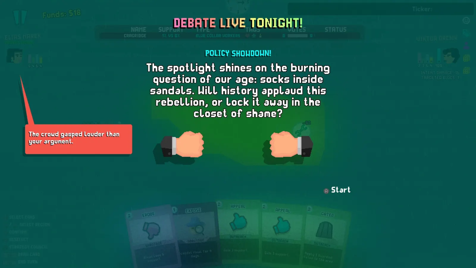 Politiks - Satirical Roguelite Deckbuilder media 3
