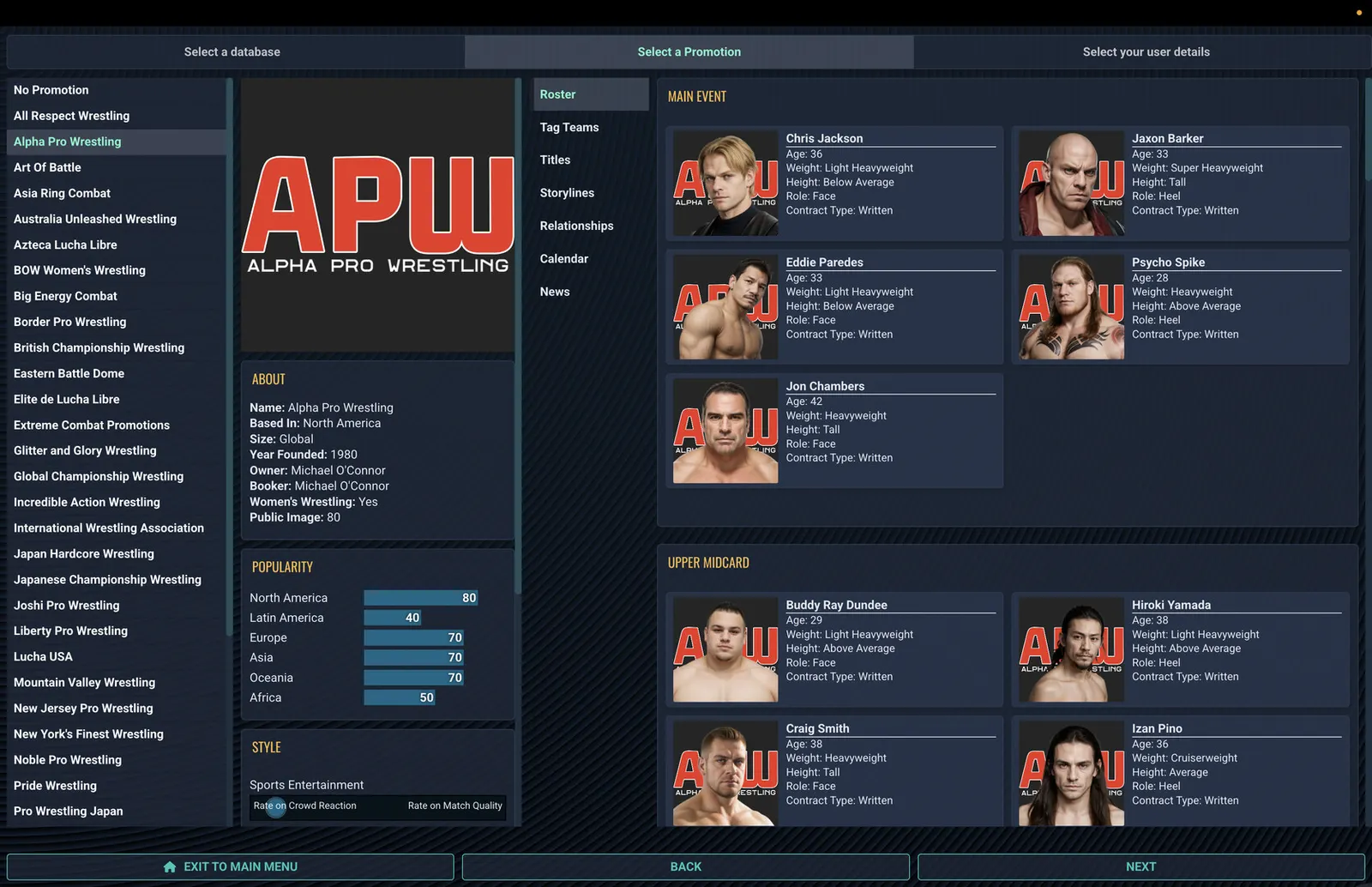 Pro Wrestling Sim media 8