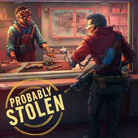 Обкладинка гри Probably Stolen - Cyberpunk Shopkeeper Sim