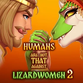 Обкладинка гри Humans are not that against Lizardwomen 2