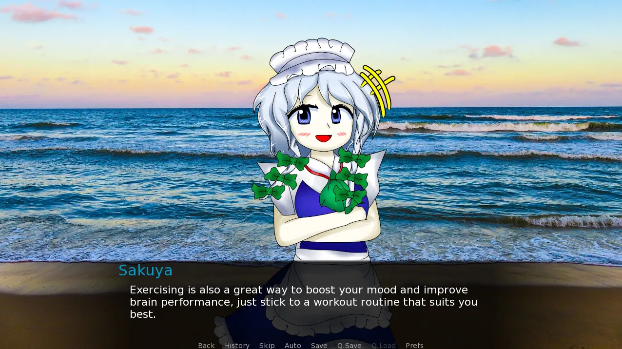 Sakuya Izayoi Gives You Advice And Dabs media 3