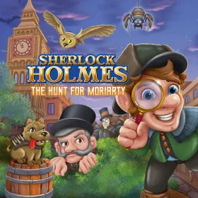 Обкладинка гри Sherlock Holmes – The Hunt for Moriarty