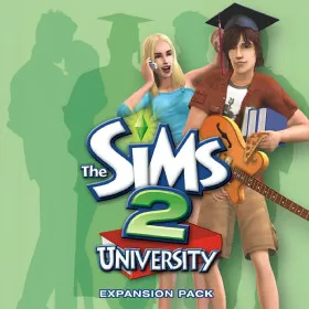 Обкладинка гри The Sims 2: University