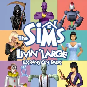 Обкладинка гри The Sims: Livin' Large
