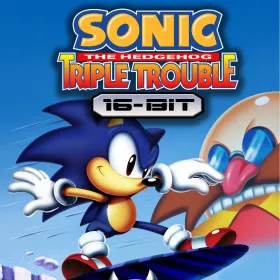 Обкладинка гри Sonic Triple Trouble 16-Bit