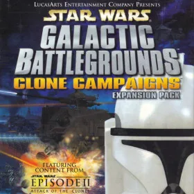 Обкладинка гри Star Wars: Galactic Battlegrounds - Clone Campaigns