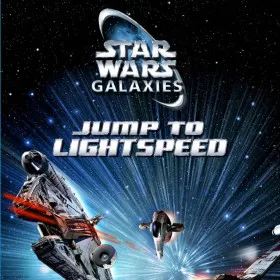 Обкладинка гри Star Wars Galaxies: Jump to Lightspeed