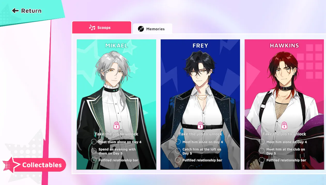 Stellifier - an otome game inspired by older idols media 3