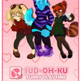 Обкладинка гри Sud-OH-Ku: Furry Playtime