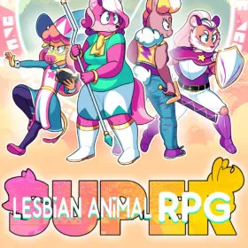 Обкладинка гри Super Lesbian Animal RPG