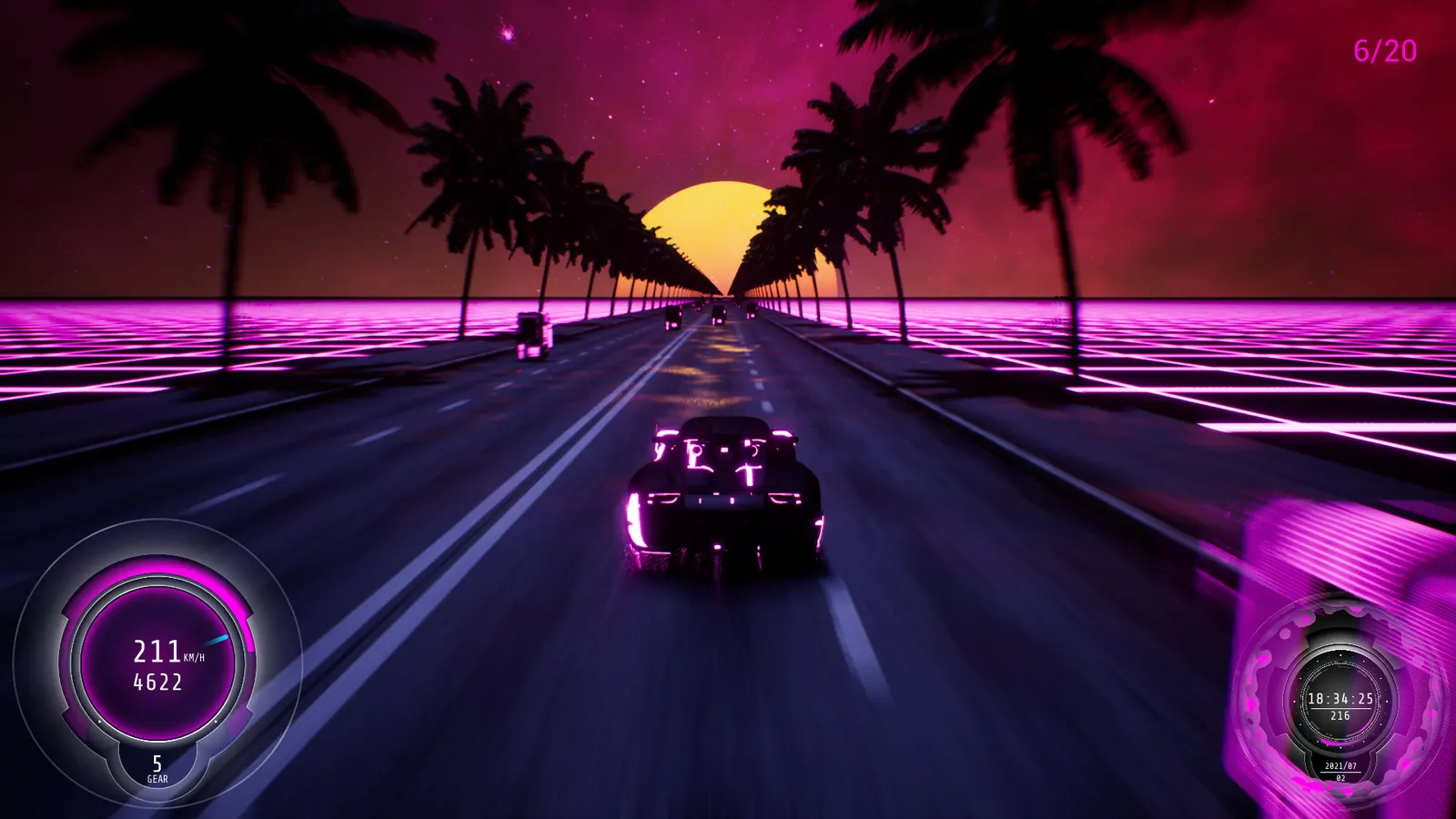 Synthwave Burnout media 2
