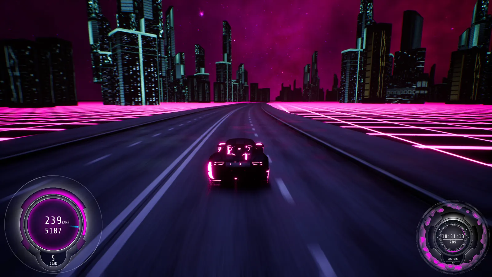 Synthwave Burnout media 4
