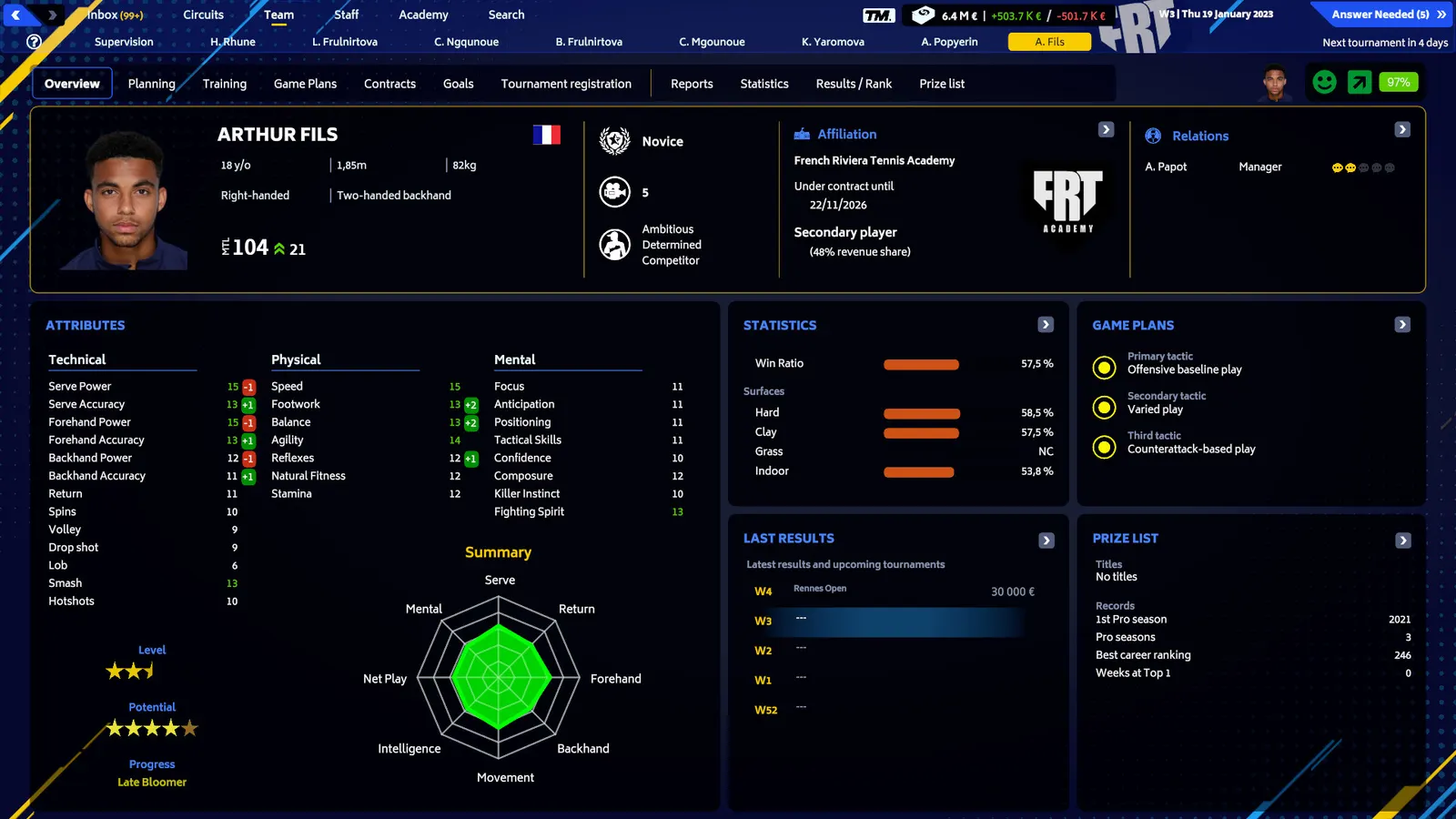 Tennis Manager 2023 media 3