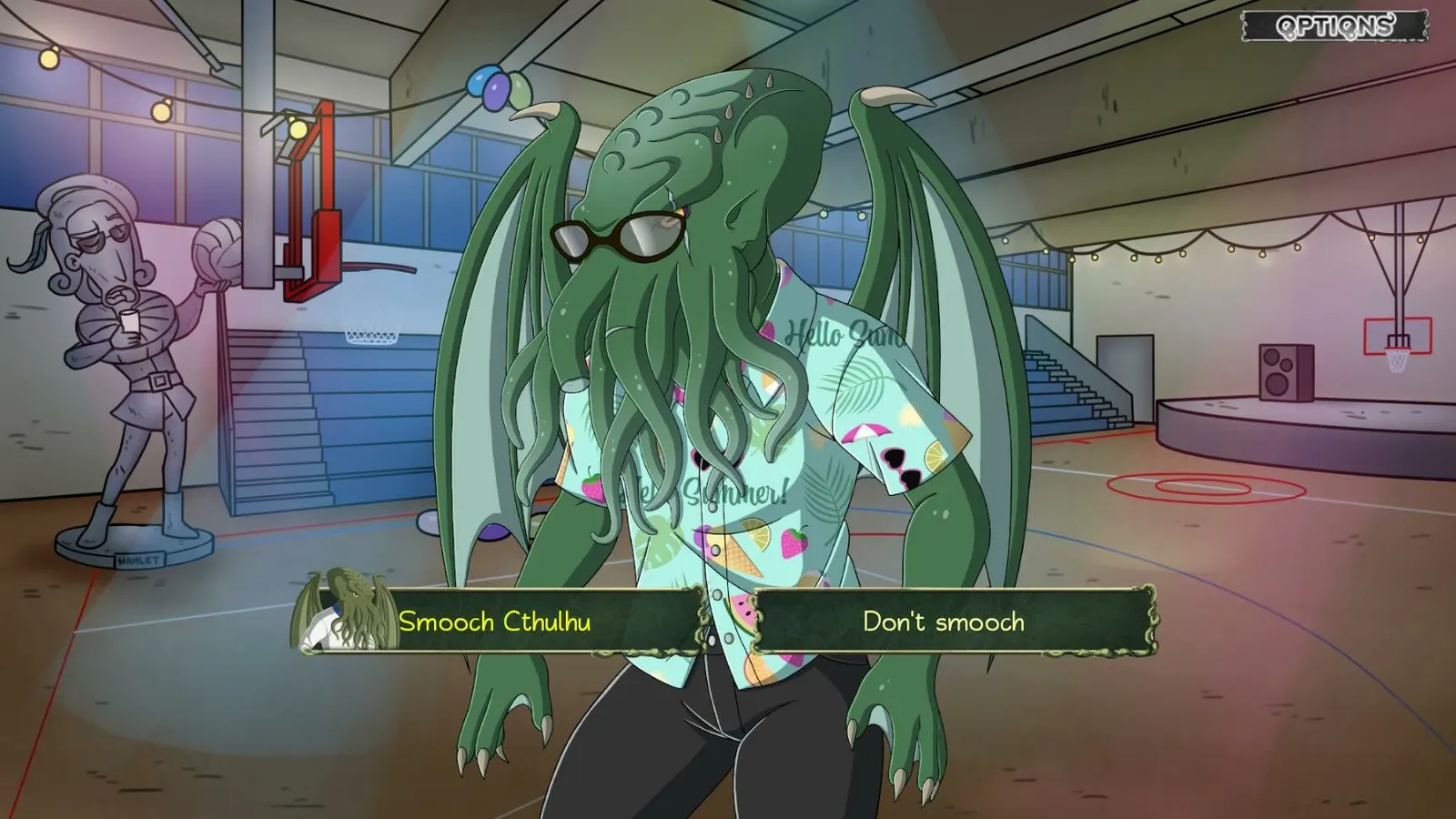 Tentacle Prawn: (Actually) A Cthulhu Dating Sim media 2