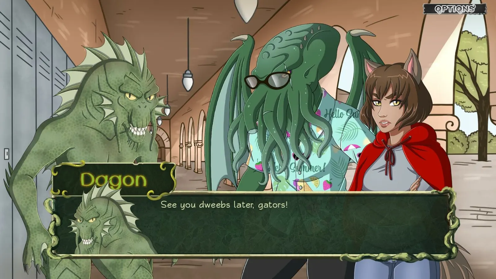 Tentacle Prawn: (Actually) A Cthulhu Dating Sim media 3