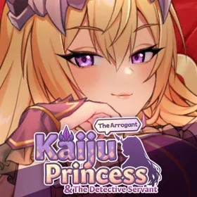 Обкладинка гри The Arrogant Kaiju Princess and The Detective Servant