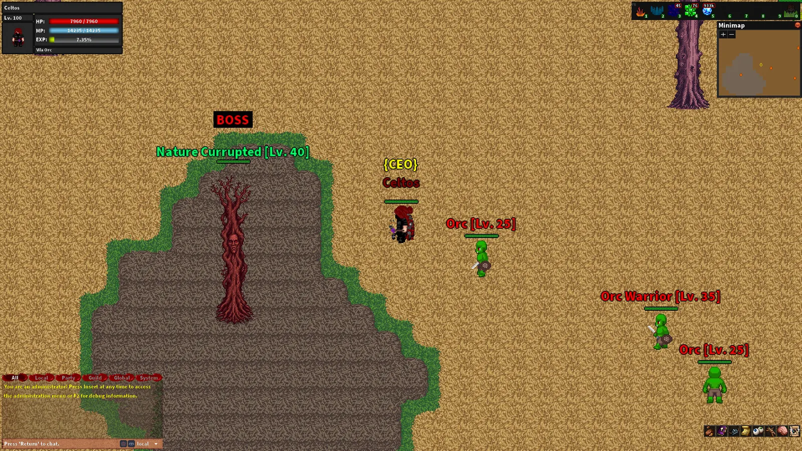 Rebornia - MMORPG 2D media 2