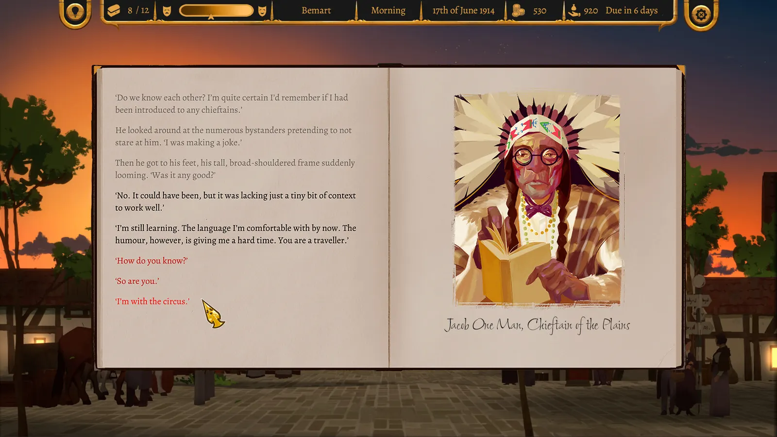 The Great Sassanelli – An Interactive Novel media 4