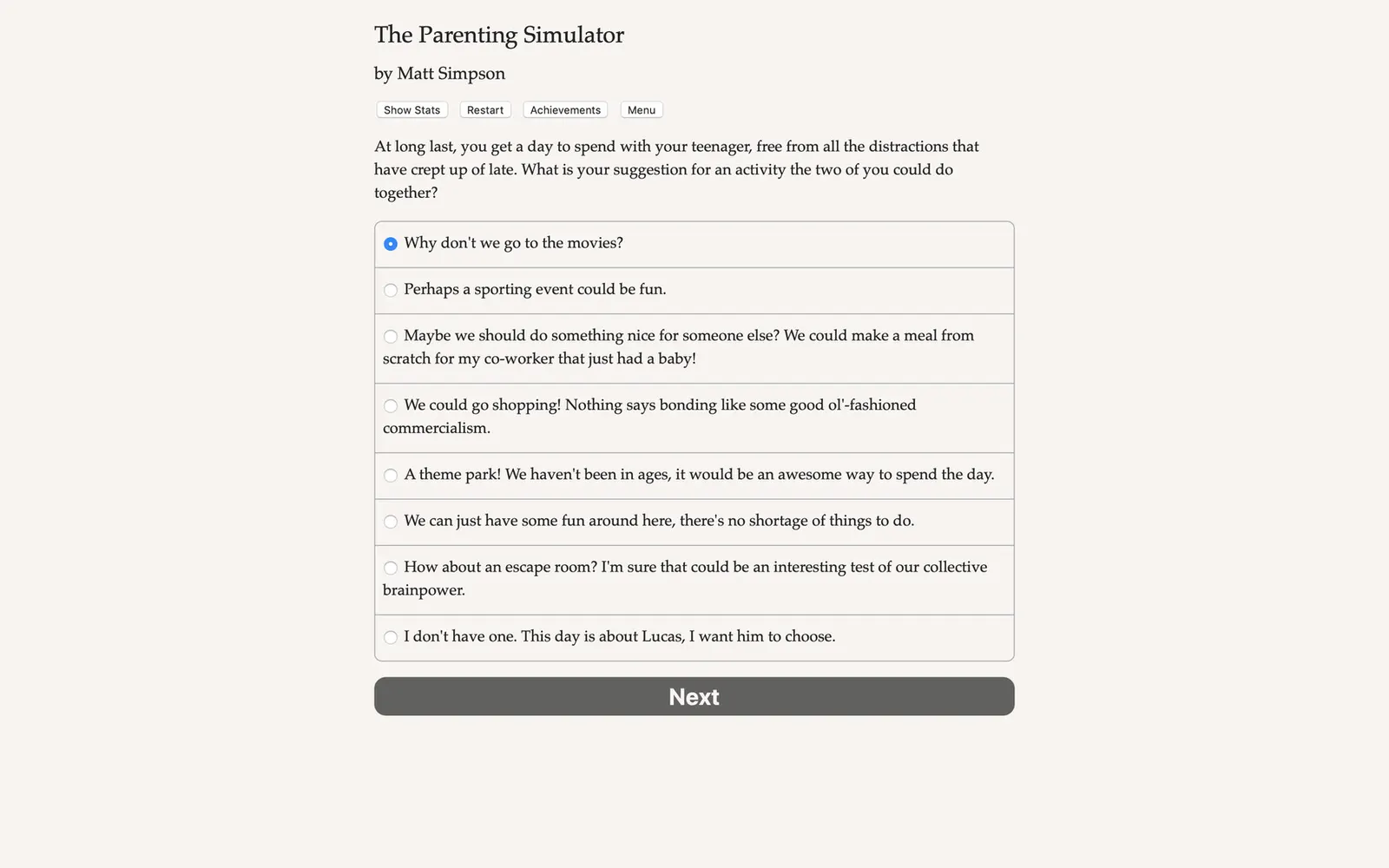 The Parenting Simulator media 2