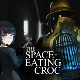 Обкладинка гри The Space-Eating Croc