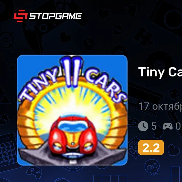 Обкладинка гри Tiny Cars 2