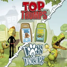 Обкладинка гри Top Trumps Adventures: Dogs & Dinosaurs