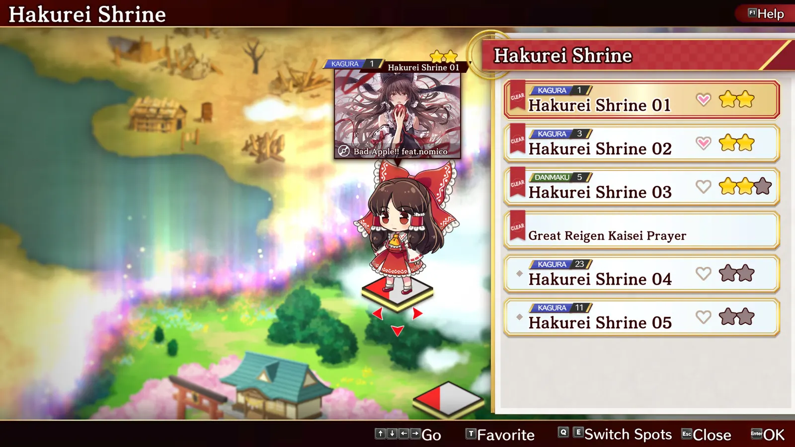 Touhou Danmaku Kagura Phantasia Lost media 4