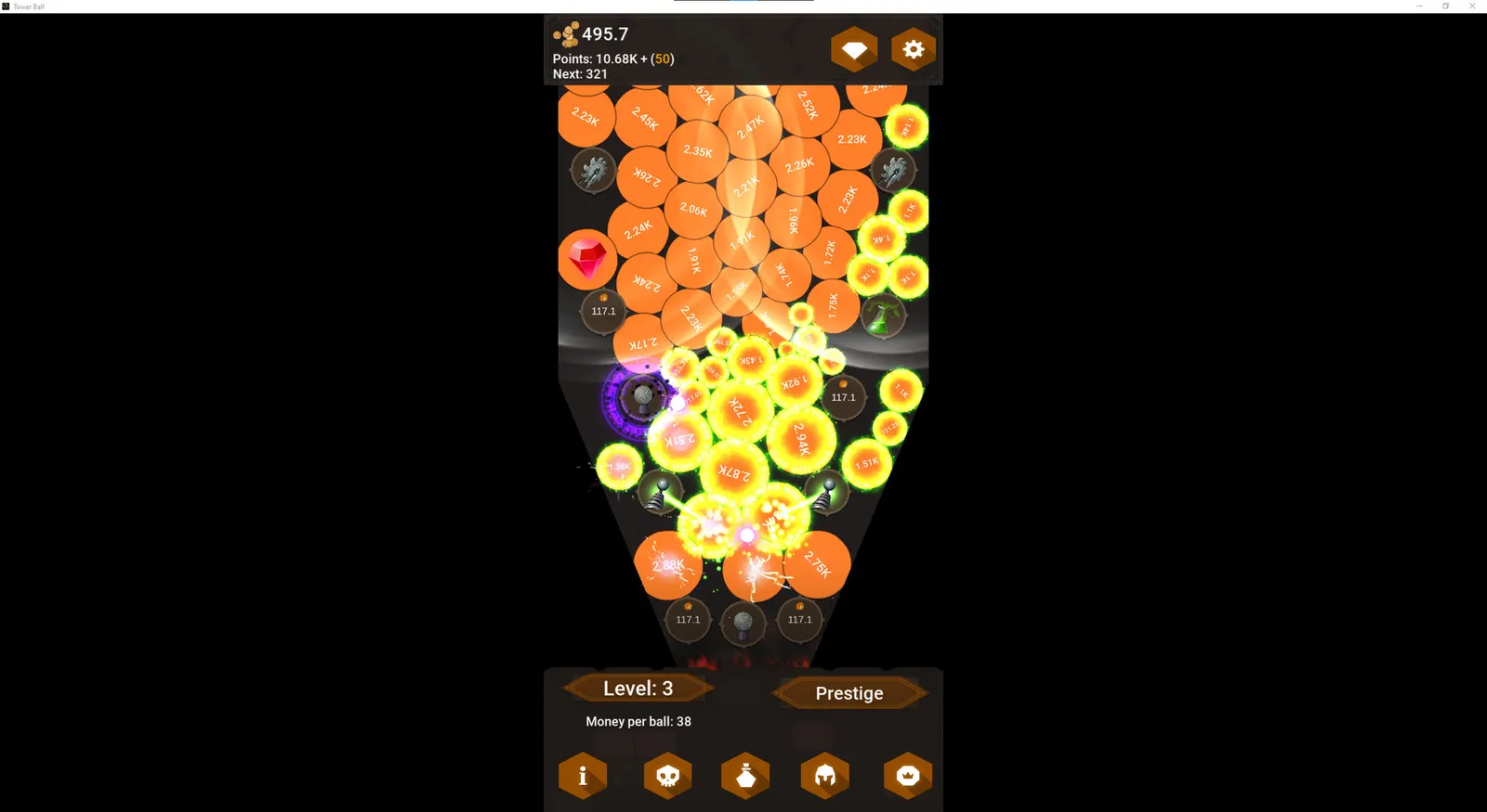 Tower Ball - Incremental Tower Defense media 2
