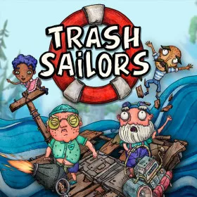 Обкладинка гри Trash Sailors: Co-Op Trash Raft Simulator