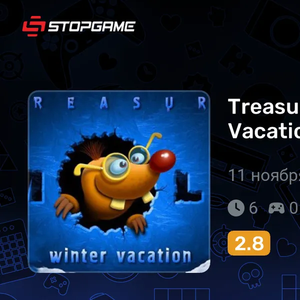 Обкладинка гри Treasure Mole: Winter Vacation