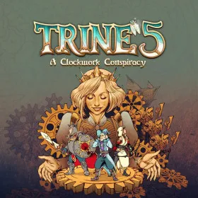 Обкладинка гри Trine 5: A Clockwork Conspiracy