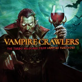 Обкладинка гри Vampire Crawlers: The Turbo Wildcard from Vampire Survivors