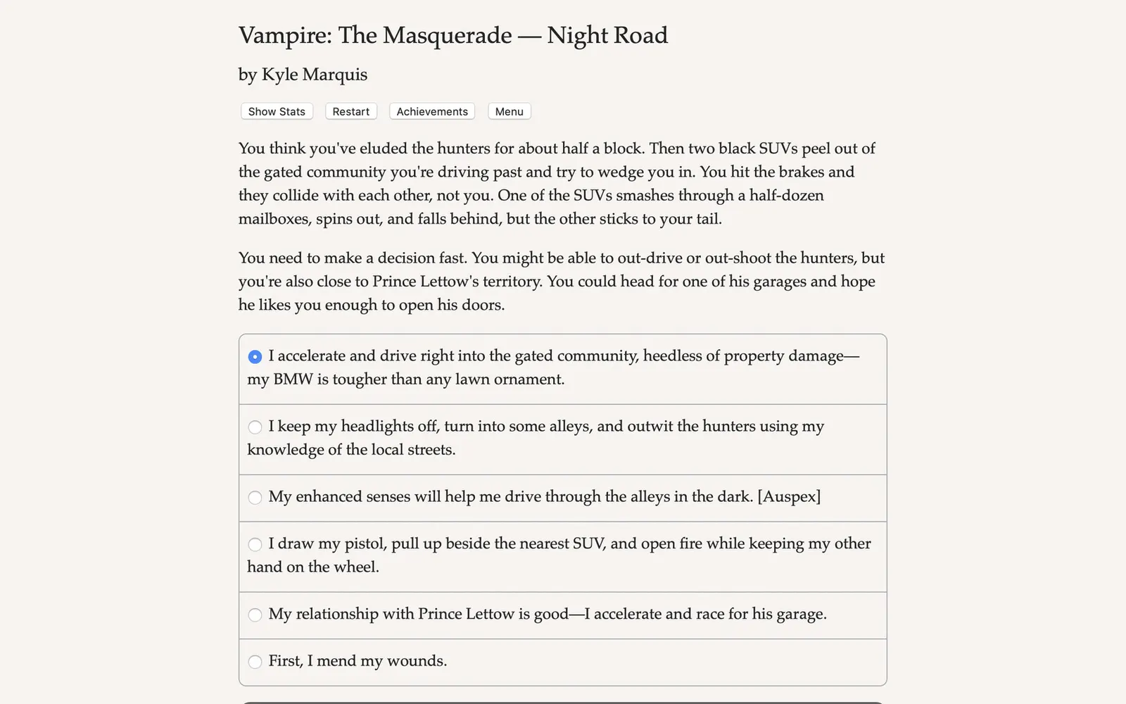 Vampire: The Masquerade — Night Road media 5