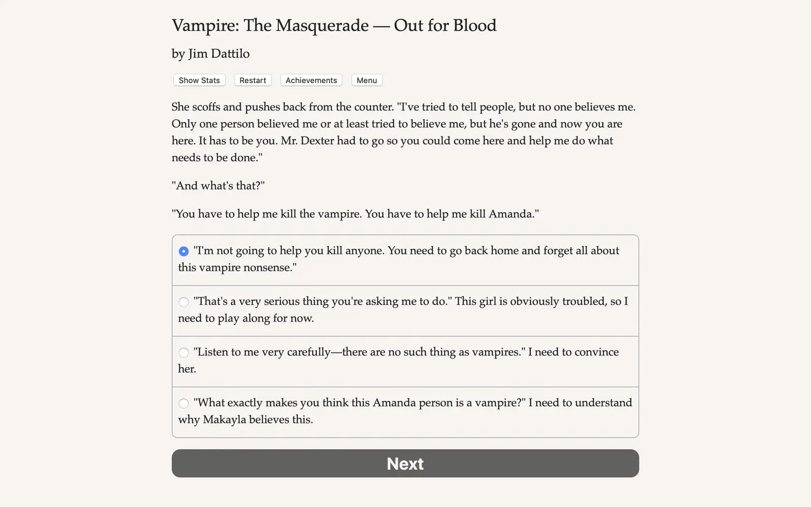 Vampire: The Masquerade — Out for Blood media 3