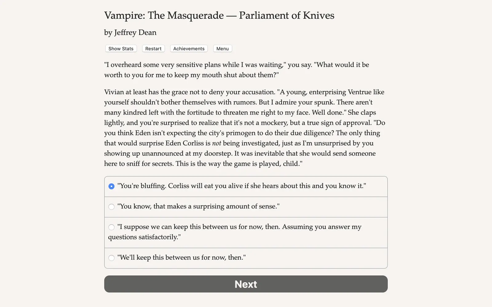 Vampire: The Masquerade — Parliament of Knives media 5