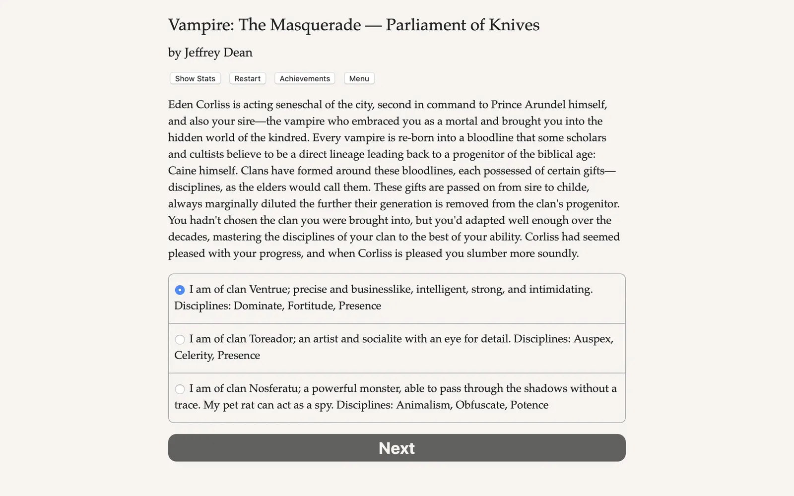 Vampire: The Masquerade — Parliament of Knives media 6
