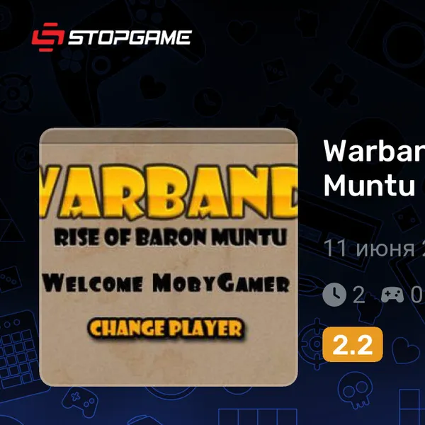 Обкладинка гри Warbands: Rise of Baron Muntu