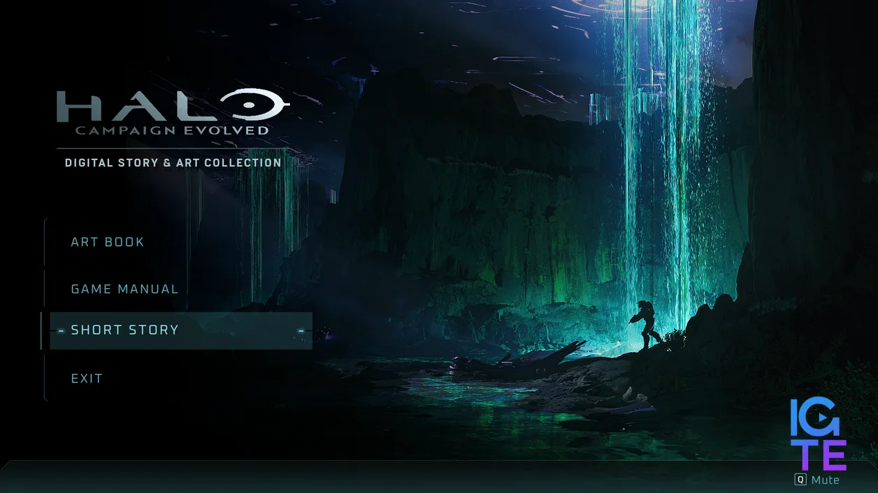 Screenshot from the Halo: Campaign Evolved art book