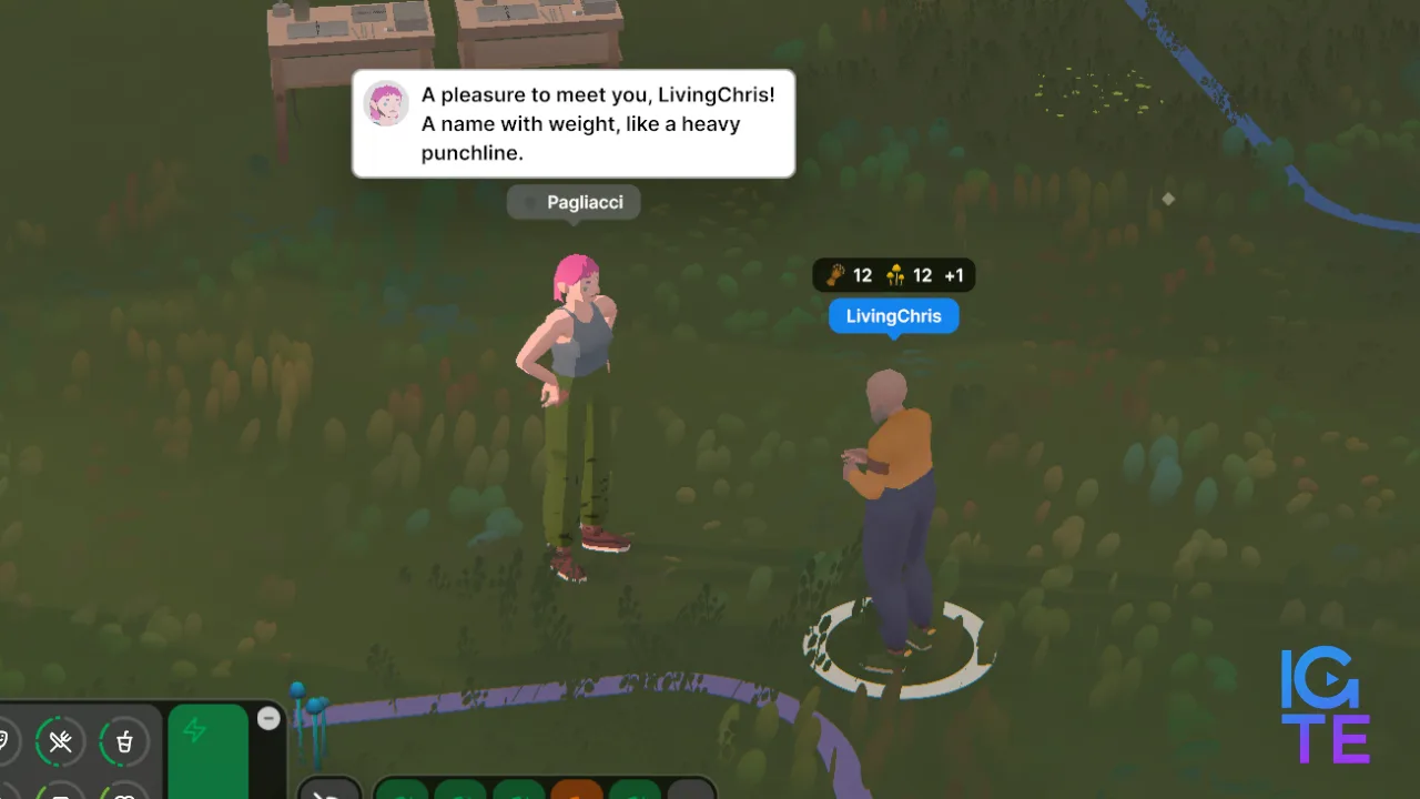 A seedling saying another seedling's name is heavy like a punchline