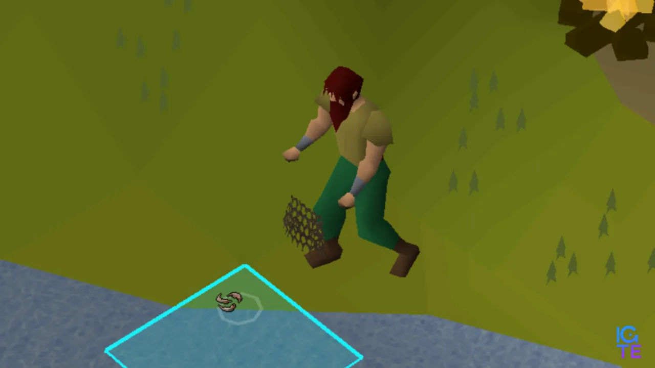 Гравець Old School RuneScape прокачав Fishing до 99, ловлячи лише креветок і анчоусів