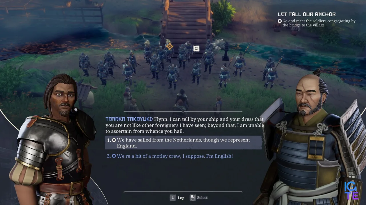 Character dialogue