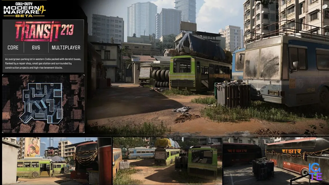 Call of Duty MW4 beta weekend map, Transit 213