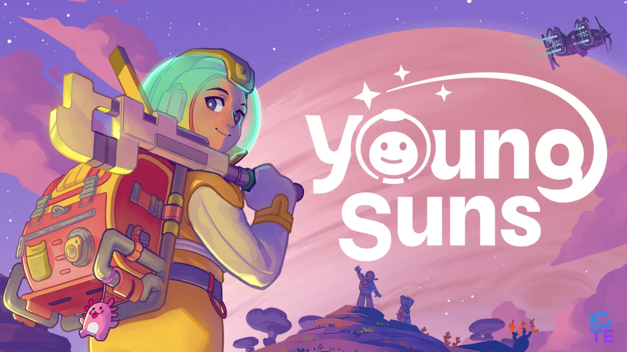Young Suns key art with logo