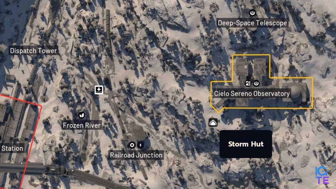 Arc Raiders Storm Hut on map