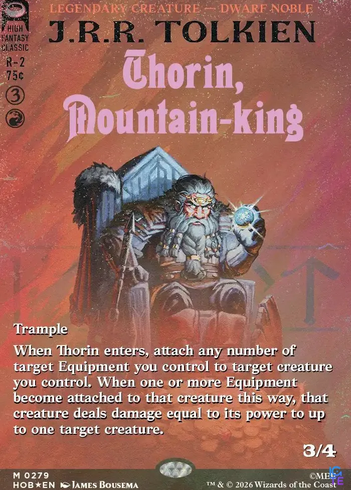 A card from The Hobbit set